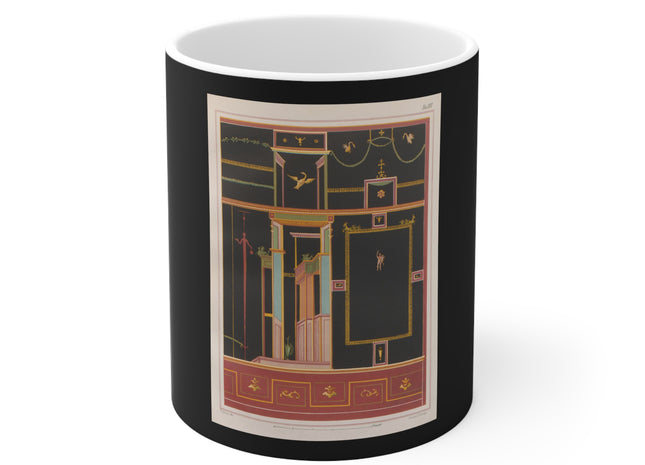 Pompeii Walls Pl.04 by Victor Steeger Ceramic Mug 11oz