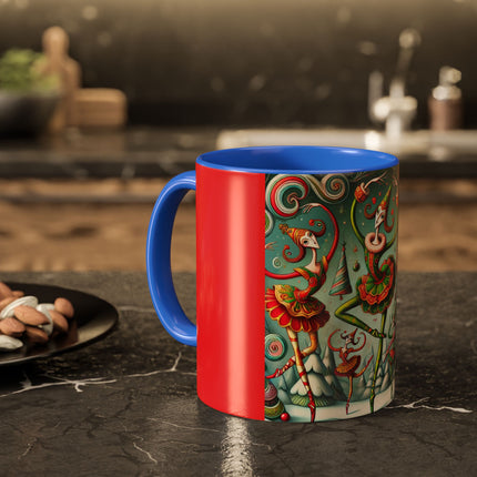 Christmas Ballet of the Absurd Colorful Mugs (11oz, 15oz)