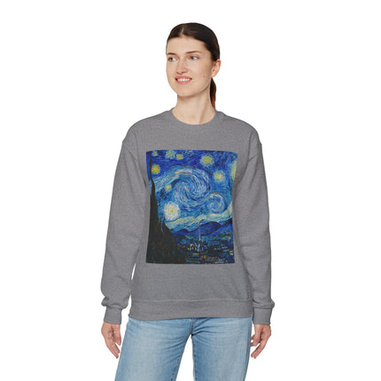 The Starry Night by Vincent Van Gogh Heavy Blend™ Crewneck Sweatshirt