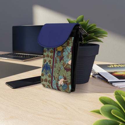 Crows, Cicadas and Thistles by Maurice Pillard Verneuil Small Cell Phone Wallet
