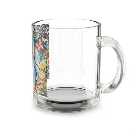 Fairy Waltz in the Butterfly Garden Glass Mug, 10oz