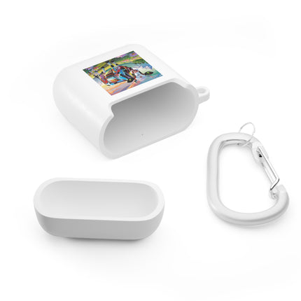 Cyber Glitch Cow AirPods Case Cover