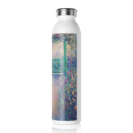 The Artist’s Garden by Theodore Earl Butler Slim Water Bottle