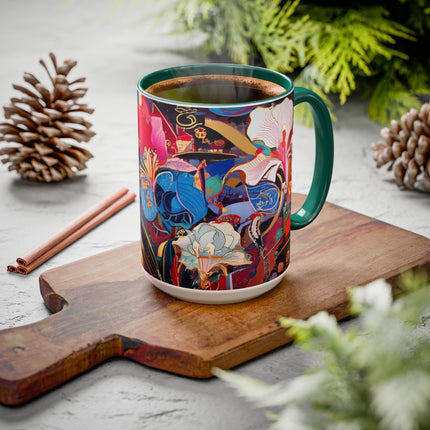 Ethereal Irises Colorful Mugs (11oz, 15oz)