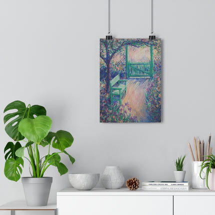 The Artist’s Garden (The Green Chair) by Theodore Earl Butler Giclée Art Print