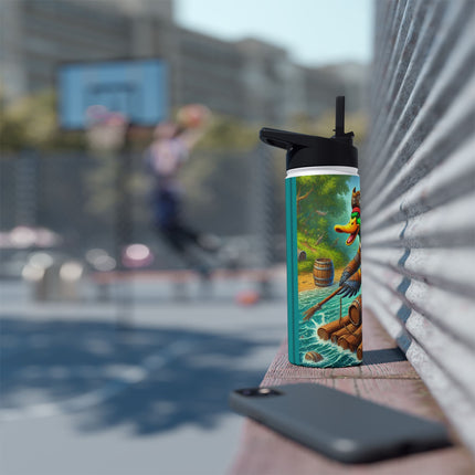The Daring Drake Stainless Steel Water Bottle, Standard Lid