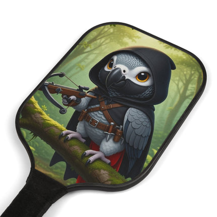 The African Grey Sentinel Pickleball Kit – Stealthy Guardian & Jungle Mystery