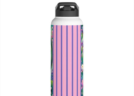 Fairy of the Koi Pond Stainless Steel Water Bottle, Standard Lid