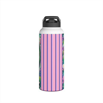 Fairy of the Koi Pond Stainless Steel Water Bottle, Standard Lid