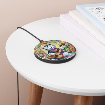 Melodies of the Snow Lion Cub Wireless Charger