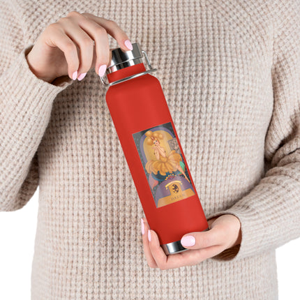 November & Topaz (from the Gem Series) by Sofia Chiostri Copper Vacuum Insulated Bottle, 22oz
