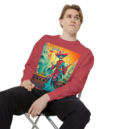 Skeleton Crew of the Misty Seas Unisex Garment-Dyed Sweatshirt