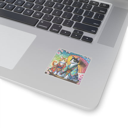 Kimono Kitties Kiss-Cut Stickers (4 Sizes)