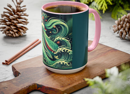 Mermaid Queen Rising from the Deep Colorful Mugs (11oz, 15oz)