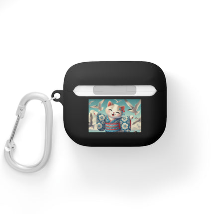 Geisha Kitten by the Seaside AirPods and AirPods Pro Case
