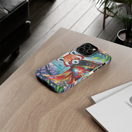 Cybernetic Red Panda Phone Cases