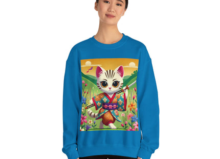 Samurai Kitten Unisex Heavy Blend™ Crewneck Sweatshirt