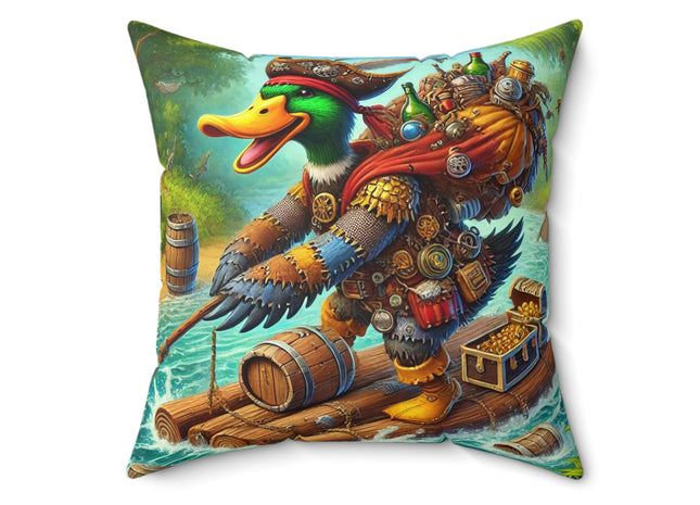 The Daring Drake Spun Polyester Square Pillow