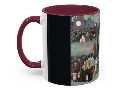 A Bar at the Folies-Bergère by Edouard Manet Colorful Mugs (11oz, 15oz)