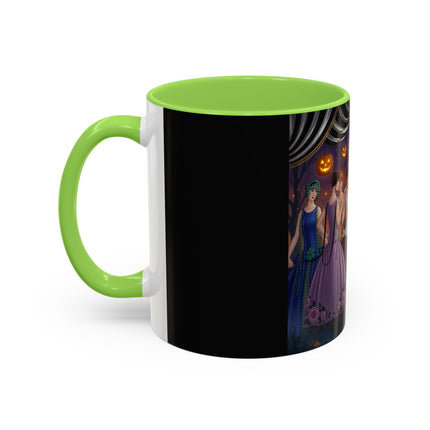 🏹🎃 Cupid's Arrow At Pumpkin Moon Manor Colorful Mug – Romantic Halloween Charm