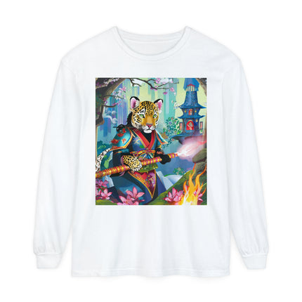 Cyberpunk Leopard Long Sleeve T-Shirt