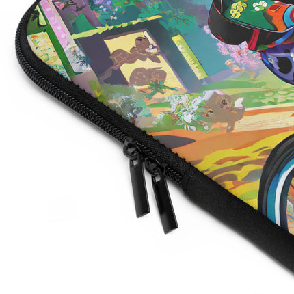 Cyberpunk Frog Laptop Sleeve