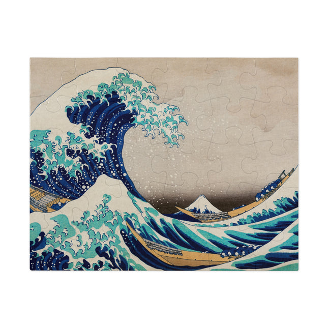 The Great Wave off Kanagawa by Katsushika Hokusai Puzzle (30, 110, 252, 500-Piece)