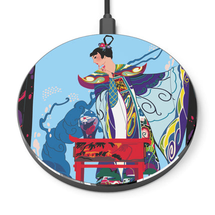 A Visual Journey by Umberto Brunelleschi Wireless Charger