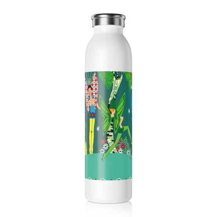 Enchanting Fairies of A Midsummer Night's Dream Slim Water Bottle