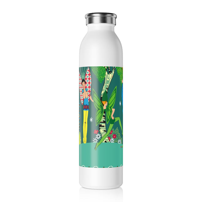 Enchanting Fairies of A Midsummer Night's Dream Slim Water Bottle