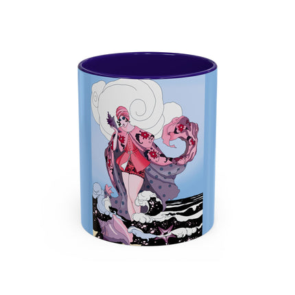 Goddess of the Swirling Sea Colorful Mugs (11oz, 15oz)