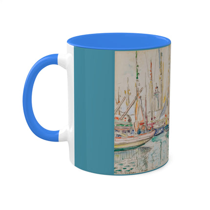 Groix by Paul Signac Colorful Mugs, 11oz