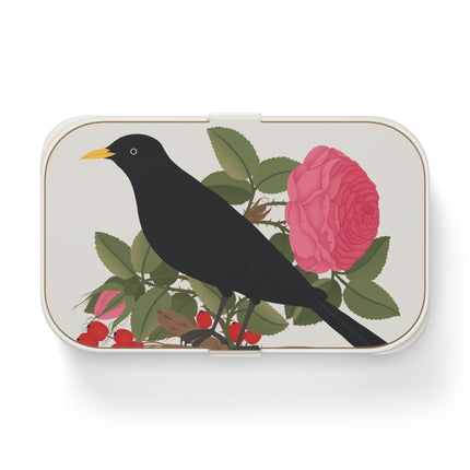 Blackbird & Rose Bento Lunch Box – Timeless Beauty & Elegant Charm
