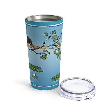 The Crow and the Frog Tumbler 20oz