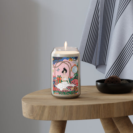 🎀🎄 Christmas Morning In The Rose Parlor Scented Soy Candle – Art Deco Holiday Fantasy
