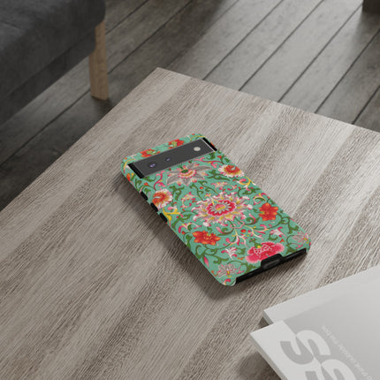 Colorful Floral Pattern by Owen Jones Phone Cases