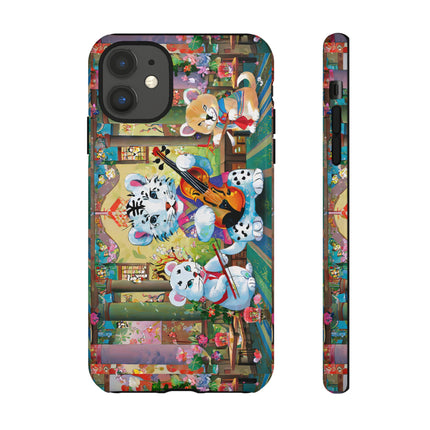 Melodies of the Snow Lion Cub Phone Cases
