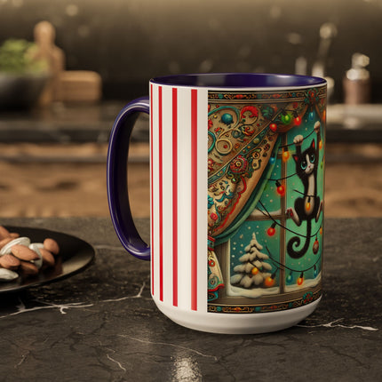 Mischief in Tinselland Colorful Mugs (11oz, 15oz)
