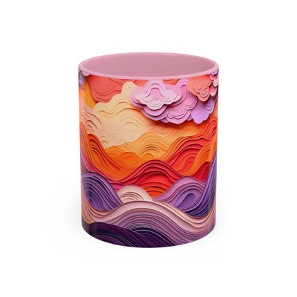 Dramatic Sunset Sky Colorful Mugs (11oz, 15oz)