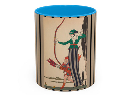 L'Arc Rouge by George Barbier Colorful Mugs (11oz, 15oz)