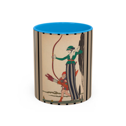 L'Arc Rouge by George Barbier Colorful Mugs (11oz, 15oz)