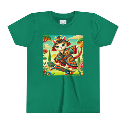 Dragon Dance on Wheels Youth Short Sleeve Tee