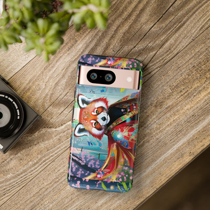 Cybernetic Red Panda Phone Cases