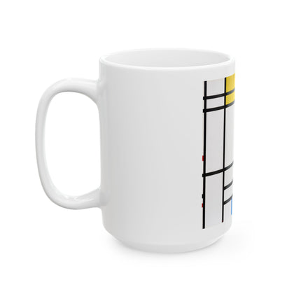 Place de la Concorde by Piet Mondrian Ceramic Mug (11oz, 15oz)