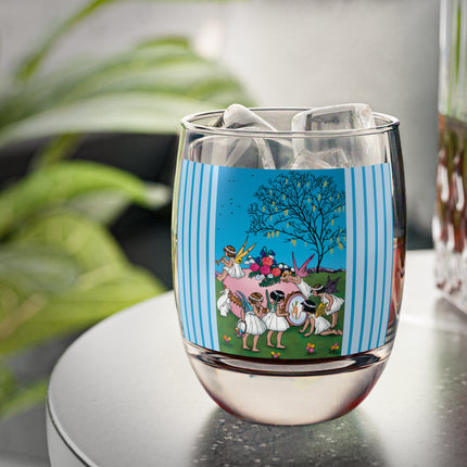 Enchanted Easter Gathering Whiskey Glass
