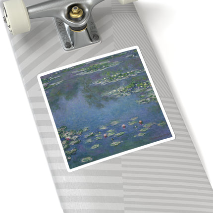 Water Lilies by Claude Monet Kiss-Cut Stickers (4 Sizes)
