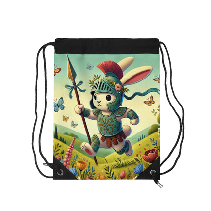 Rabbit Gladiator Drawstring Bag