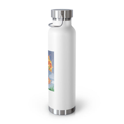 Flight of Blossoms Copper Vacuum Insulated Bottle, 22oz