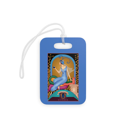 September & Sapphire (from the Gem Series) by Sofia Chiostri Luggage Tags
