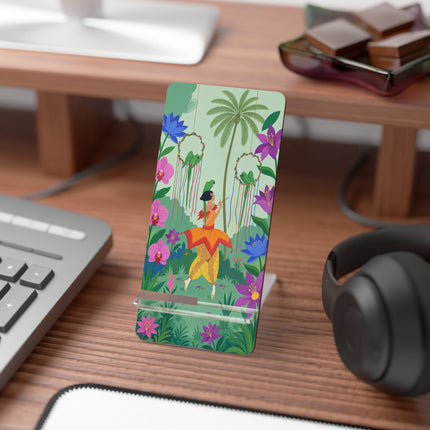 🦜🌺 The Parrot Garden Dancer Mobile Display Stand – Art Deco Tropical Fantasy